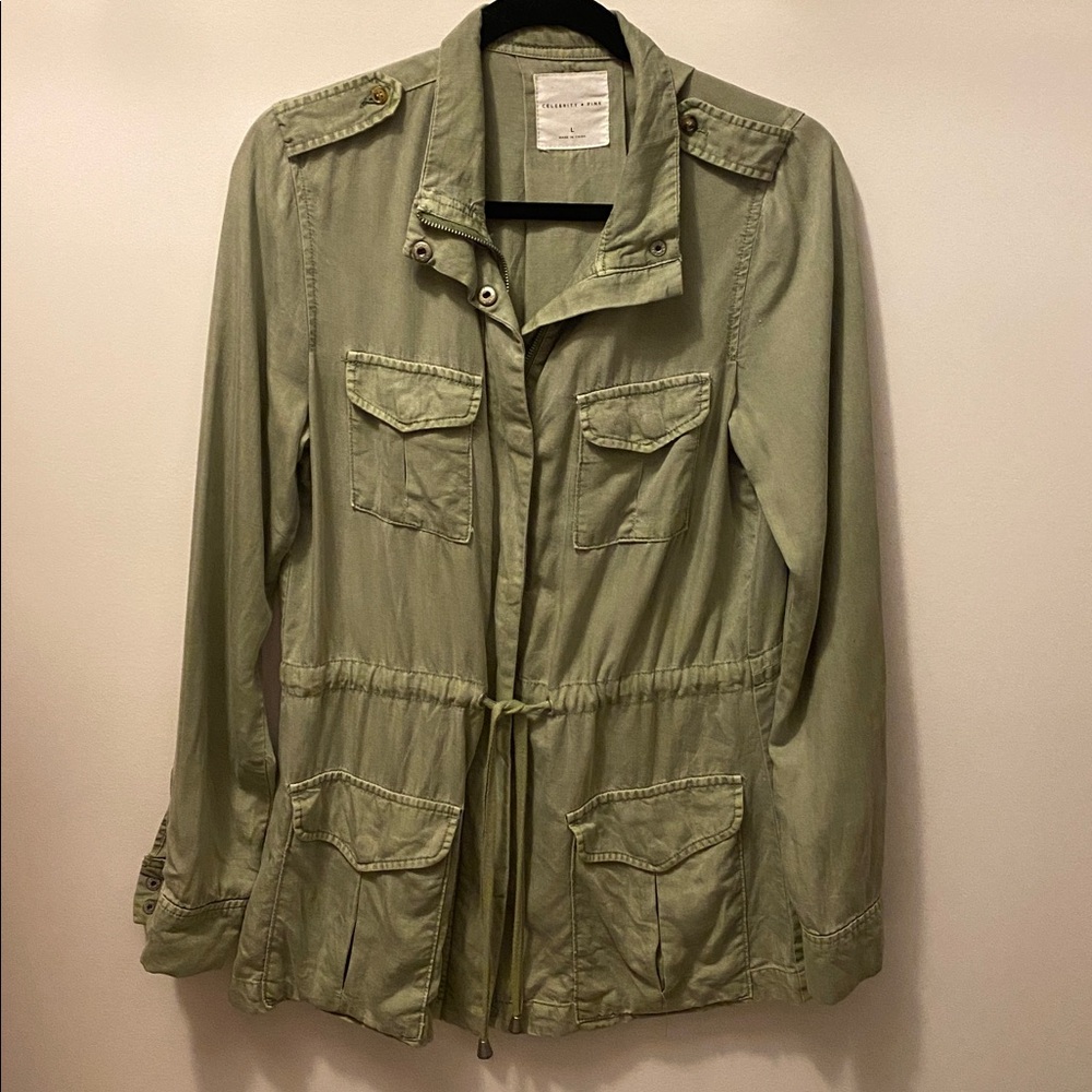 Celebrity Pink Sage Utility Jacket